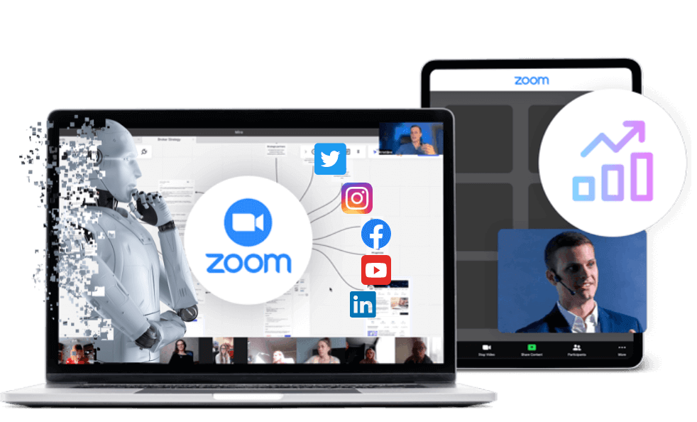 AI webinar mockup